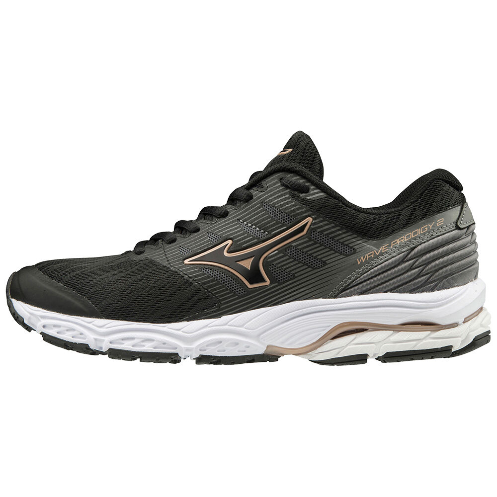 Womens Mizuno WAVE PRODIGY 2 Running Shoes Black Philippines (PRYOIV871)